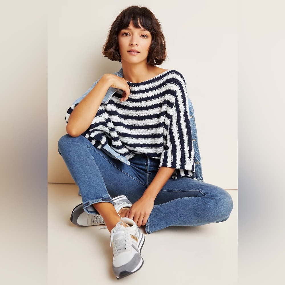 Anthropologie Evie Poncho Sweater